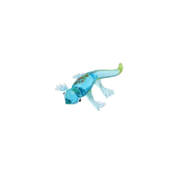 Glass Blue Gecko
