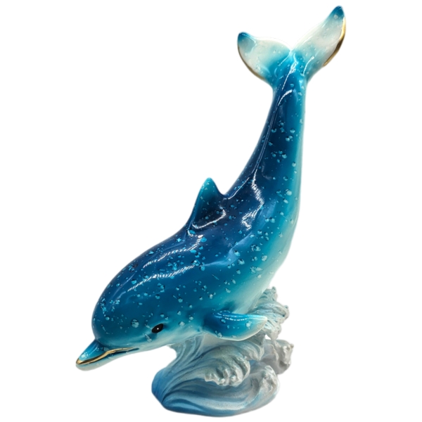 Blue Dolphin Ornament