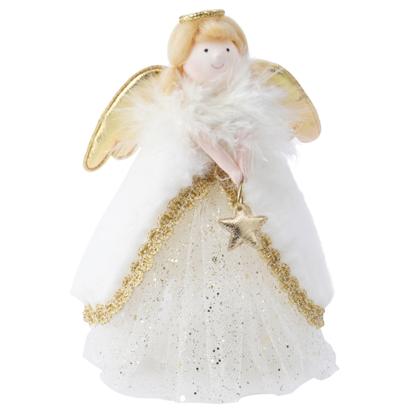 Christmas Angel Tree Topper - Gold