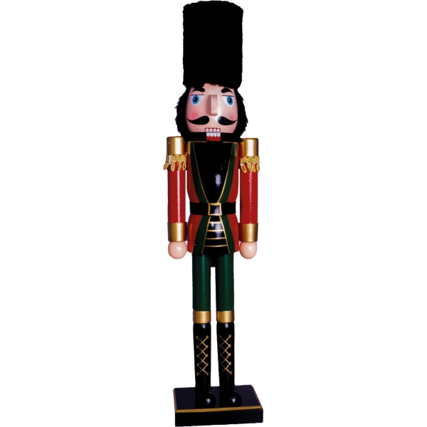 Nutcracker Christmas Decoration - Red and Green, 60cm