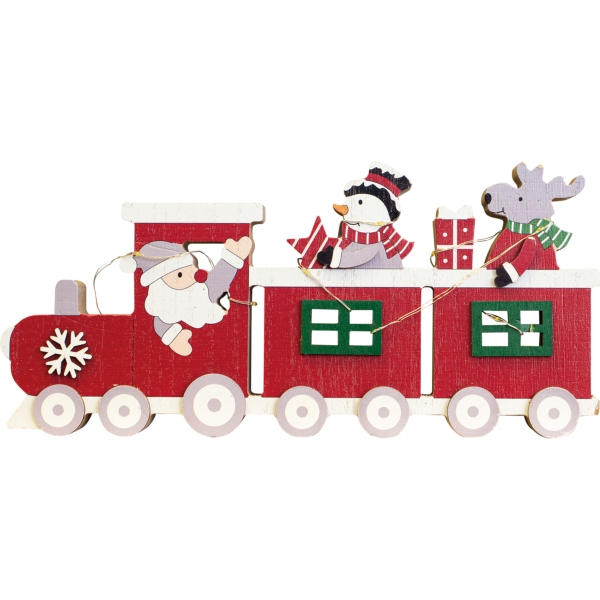 Battery Operated Christmas Train Set Ornament