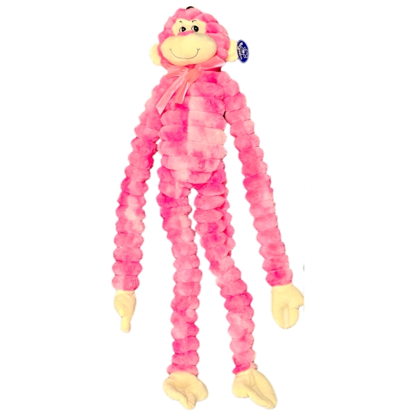 Cuddly Large Monkey Bobble, Pink
