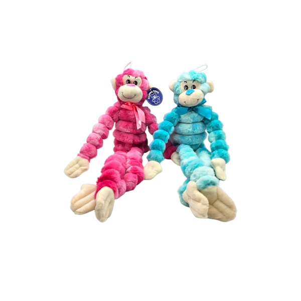 Cuddly Medium Monkey Bobble, Blue