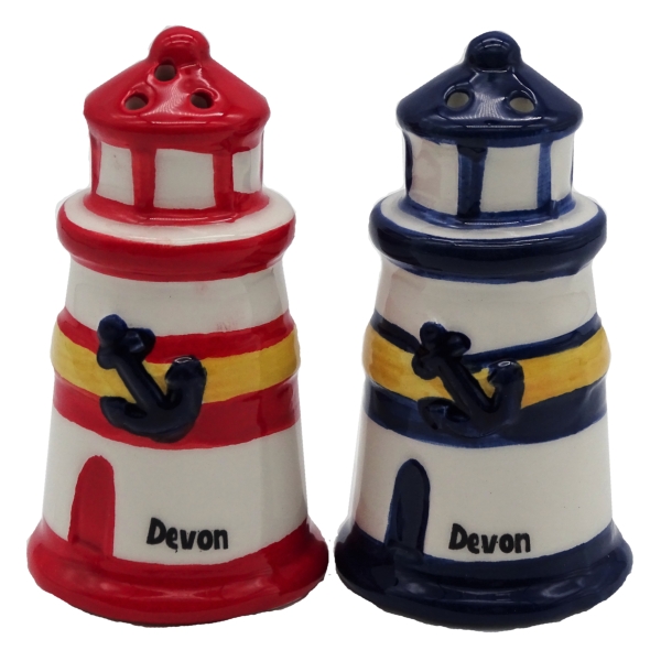 Devon Lighthouse Cruet Set