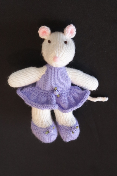 Girl Mouse wearing Lilac Flower