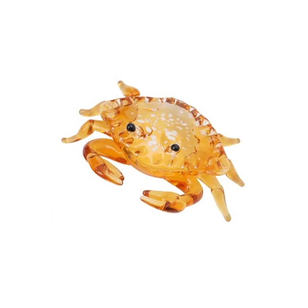 Glass Orange Crab
