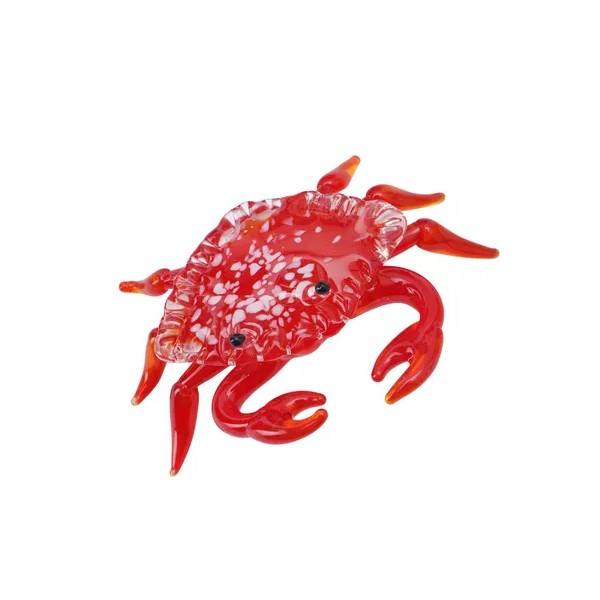 Glass Red Crab