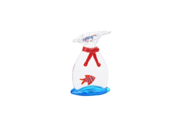 Glass Goldfish in a Bag