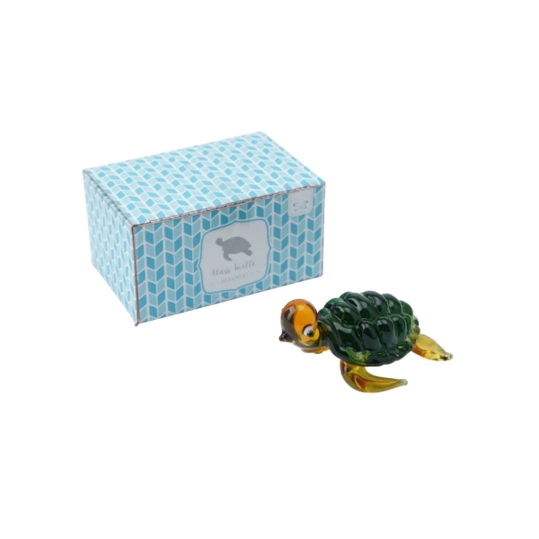Glass Green Turtle