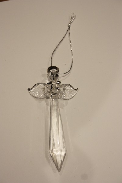Glass Angel Long Silver