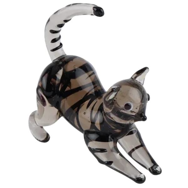 Glass Tabby Cat