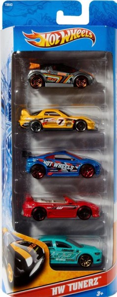 Hotwheels 5 Car Gift Set