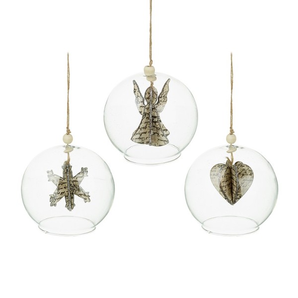 Star Hanging Glass Bauble