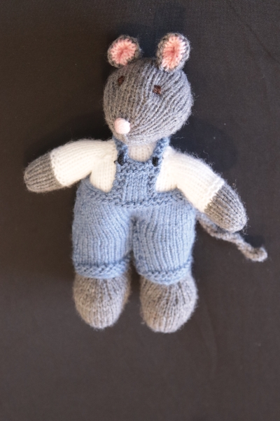 Mouse wearing in Blue Dungarees