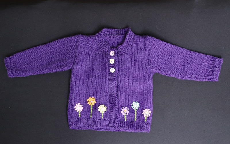 Flower Vintage Crochet Sweater | Crochet Flower Cardigan