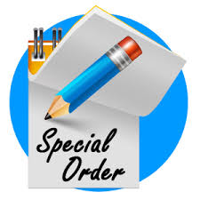 Special Order Payment Method 