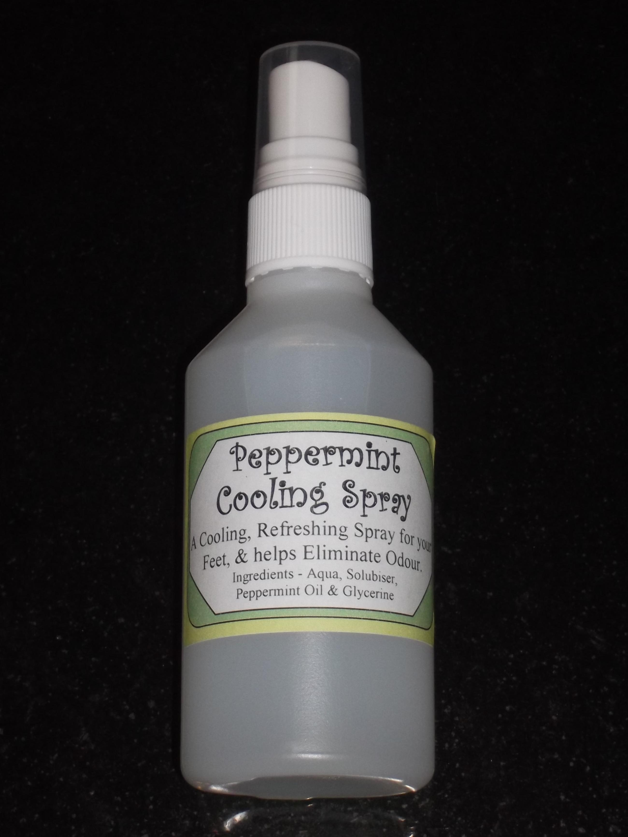 Peppermint cooling spray