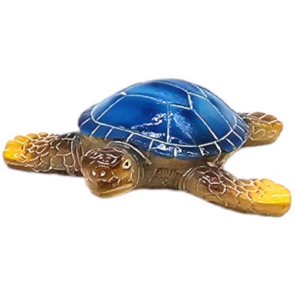 Turtle Ornament - Blue