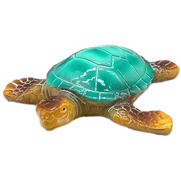 Turtle Ornament - Light Blue
