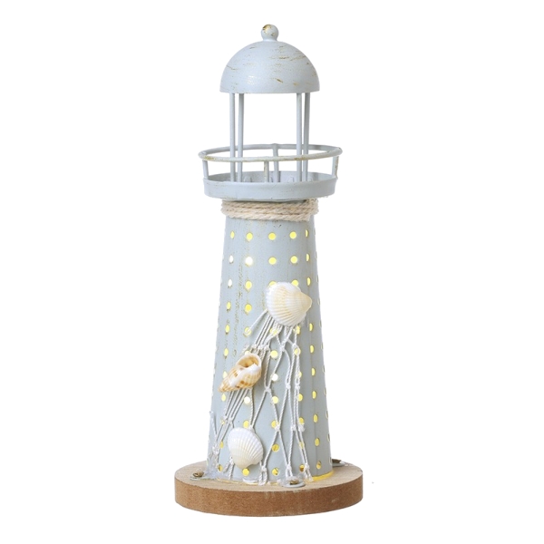 Wooden Light-Up Lighthouse