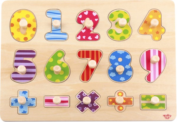 Wooden Number Puzzle