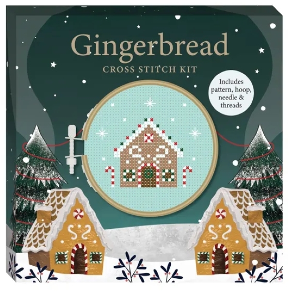 Gingerbread House Cross Stitch Kit