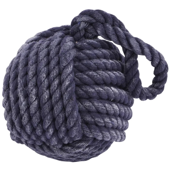 Finest Catch Navy Coloured Rope Doorstop