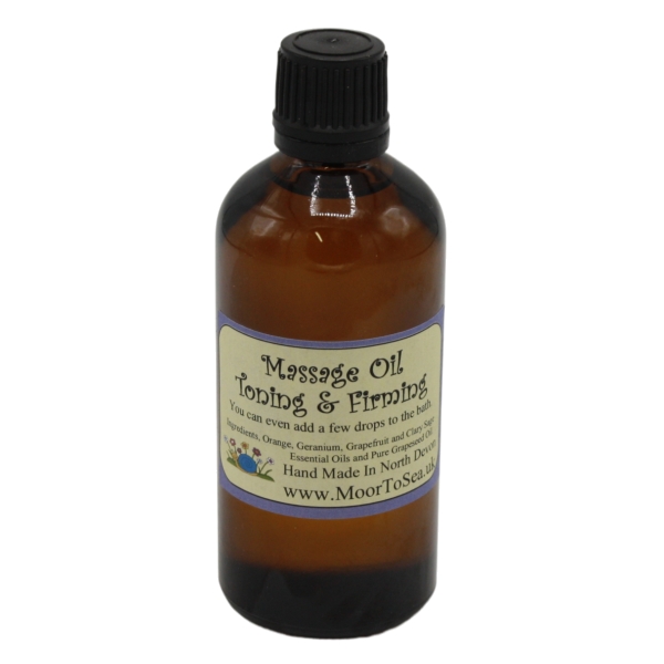Toning & Firming Sensual Massage Oil / Bath Oil - 100 ml