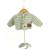 Crochet Sage Green Cardigan, Embellished with Hedgehog, , Size 2-3 Years - view 1