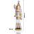 Nutcracker Christmas Decoration with Staff - Gold and White, 40cm - view 2
