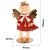 Metal Angel Ornament - Red - view 2