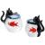 Glass Black Cat with Fish Bowl - view 2