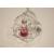 Pink Glass Angel Hexqgonal Cut Bauble - view 1