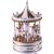 Wooden Carousel Music Box - White - view 6