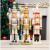 Nutcracker Christmas Decoration with Staff - Red and White, 40cm - view 6