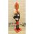Nutcracker Christmas Decoration with Staff - Blue, Red and Gold, 60cm - view 5