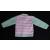 Green Cardigan with Pink and White Stripes - view 2