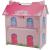 Wooden Small Doll House with 7pcs Furniture - view 3