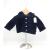 Crochet Navy Blue Hoodie, Embellished with Multi Coloured Buttons, , Size 1-2 Years - view 1