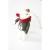 Hanging Mouse with Festive Snow Man Jumper - view 1