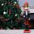 Nutcracker Christmas Decoration with Staff - Blue, Red and Gold, 60cm - view 3