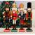 Nutcracker Christmas Decoration with Staff - Blue, Red and Gold, 60cm - view 6