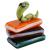 Glass Books And Bookworm - view 1