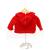 Crochet Red Hoodie, Embellished with Multi Coloured Buttons, , Size 2-3 Years - view 2
