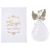 Glass Golden Heart Angel with Feather - view 3