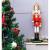 Nutcracker Christmas Decoration with Sceptre - Red and Gold, 60cm - view 4