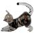 Glass Tabby Cat - view 2