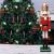 Nutcracker Christmas Decoration with Sceptre - Red and Gold, 60cm - view 3