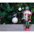 Nutcracker Christmas Tree Decoration with Blue Hat, 13cm - view 4