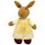 Hand Knitted Girl Rabbit wearing Yellow Dress  - view 1
